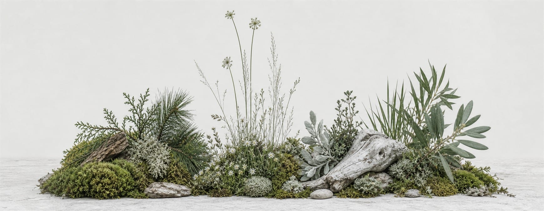 Botanical landscapes gathered for EMBER & MOSS gift sets
